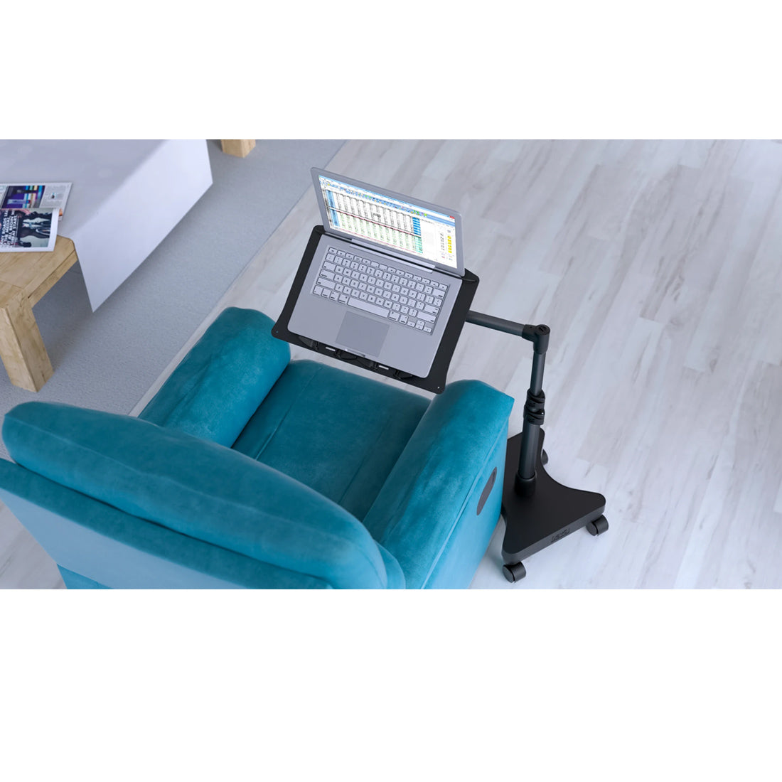 LEVO - Rolling Laptop Workstation Stand LEVO - Rolling Laptop Workstation Stand